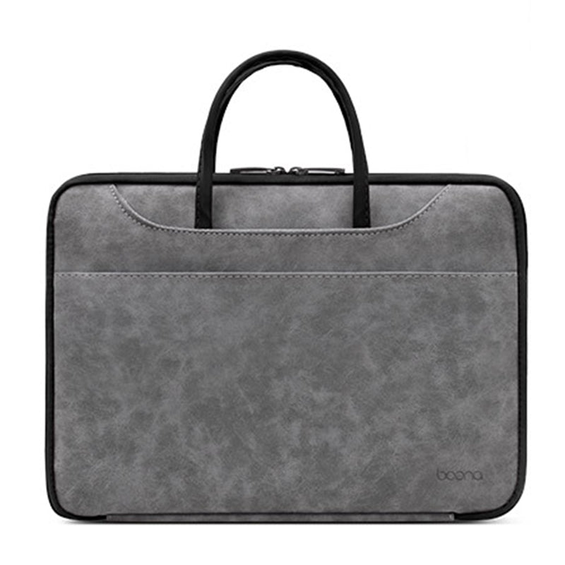 BAONA 14 Inch Notebook Computer Travel Carrying Bag Waterproof Leather Handbag Laptop Protection Sleeve Case BAONA 14 Inch Notebook Computer Travel Carrying Bag Waterproof Leather Handbag Laptop Protection Sleeve Case